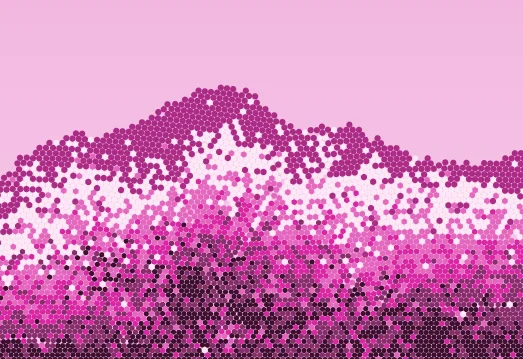 Screenshot of Sand Art Frame: Digital sand art simulator. Create flowing particle landscapes with serene colors — a meditative alternative to physical sand art frames and Zen sand toys.