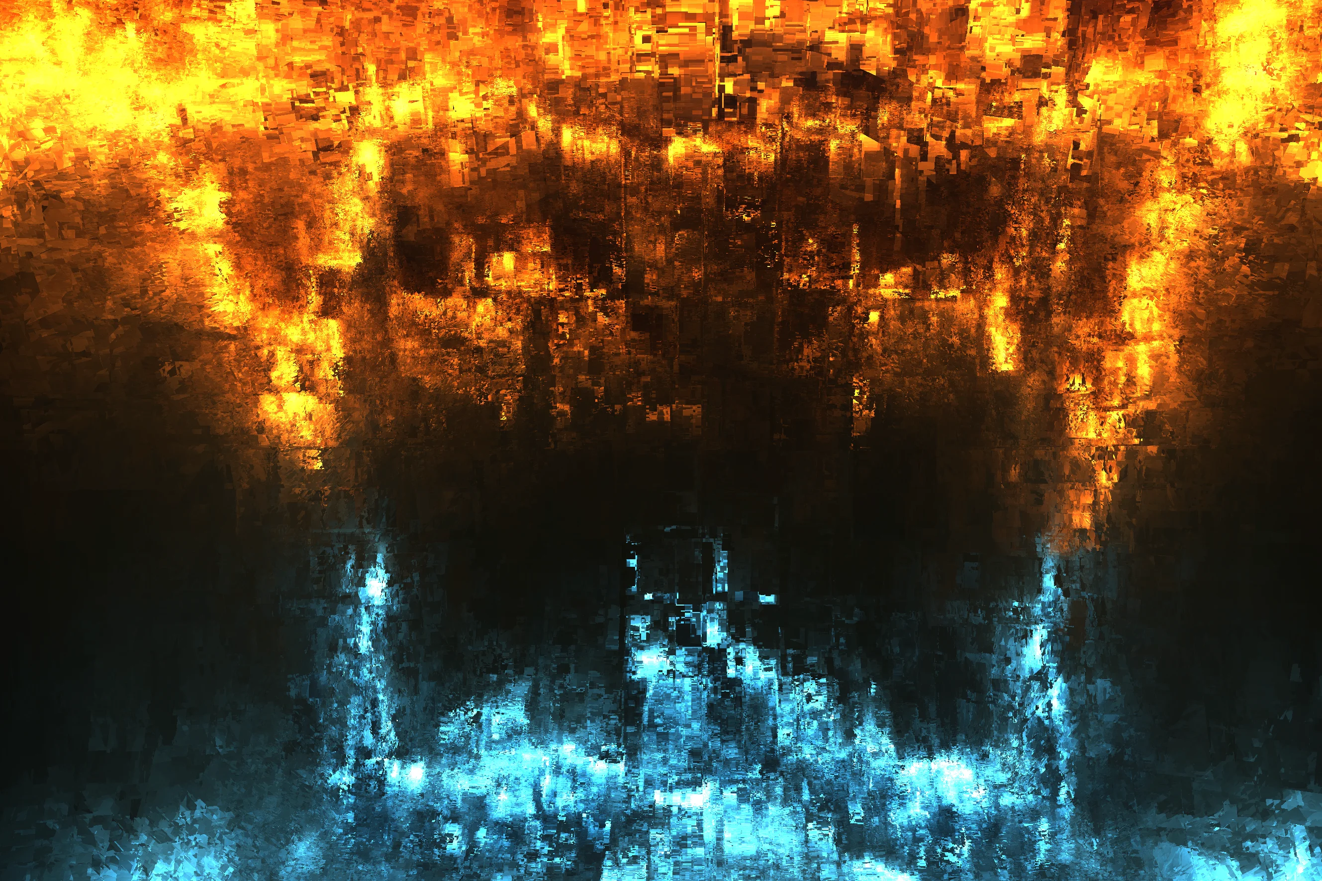 Screenshot of Shader Fire: Realistic GPU fire simulation. Watch and customize real-time flames with adjustable parameters — a raymarched combustion visualizer powered by fragment shaders.