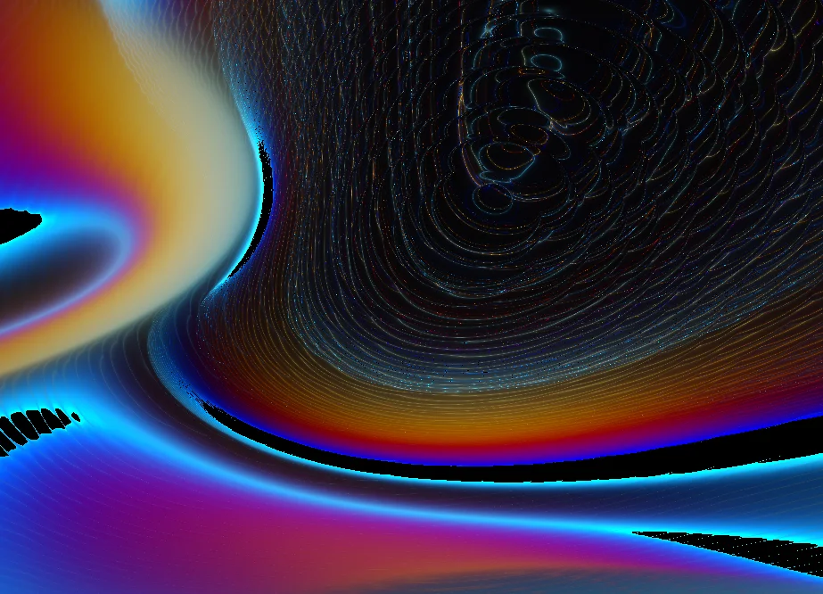 Screenshot of Spectro Bloom: Generative floral nebula art. Watch evolving organic blooms of light and color — procedural nature-inspired visuals with parametric controls.