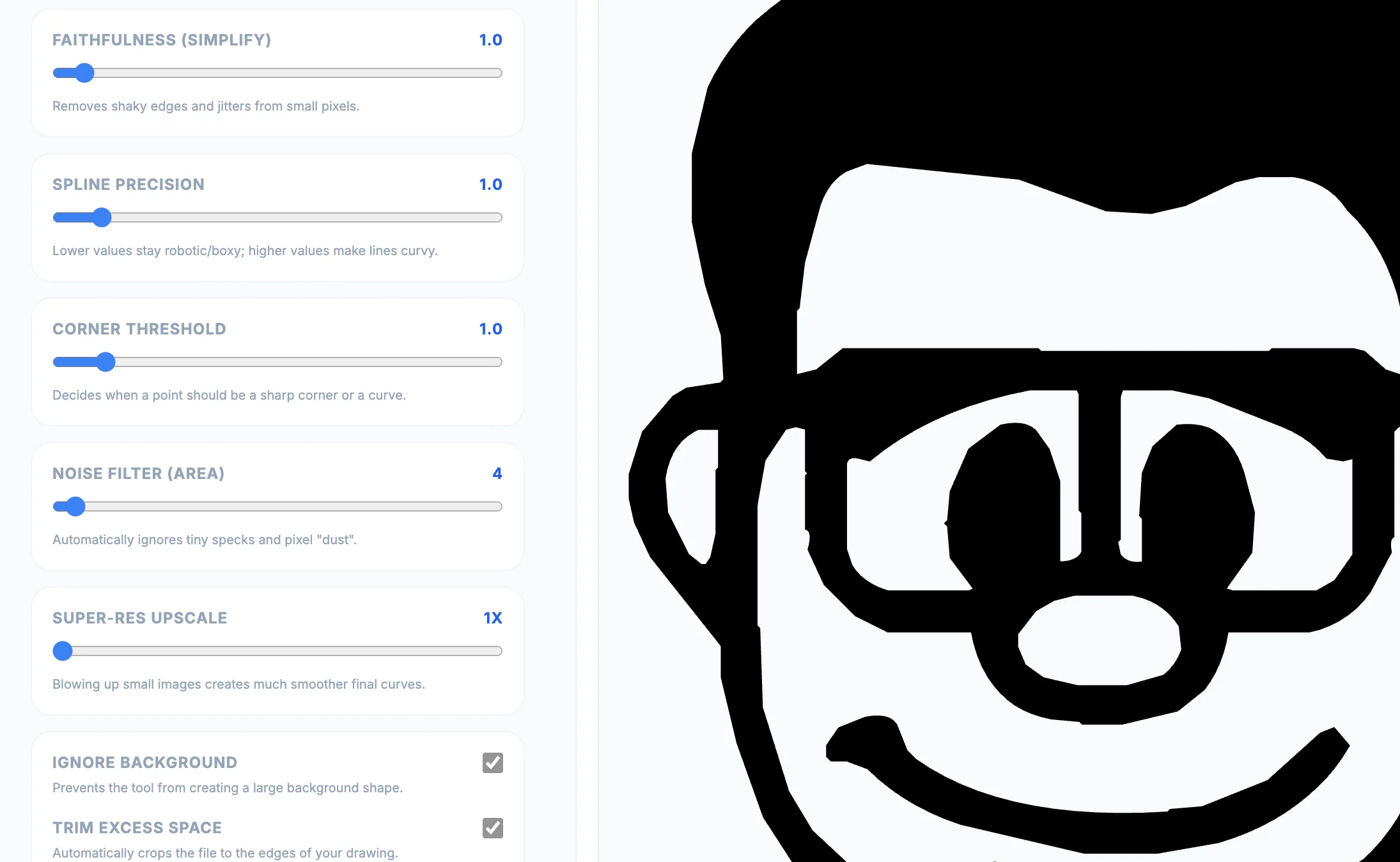 Screenshot of SVG Vectorify: Image-to-SVG vectorizer and SVG optimizer. Convert rasters to scalable vectors — a free alternative to Vector Magic, Vectorizer.ai, and SVGO.